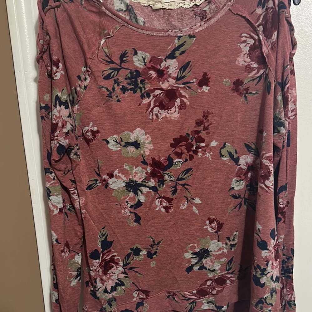 Floral Long Sleeve Top rewind size XL